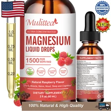 Magnesium Drops 1500mg,High Absorption,Support Immunity&Bone&Cognitive