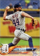 2018 Topps #41 Daniel Norris Detroit Tigers