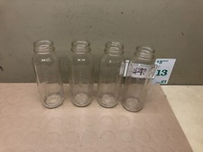 VINTAGE EVENFLO BABY GLASS BOTTLE LOT of 4 G13 