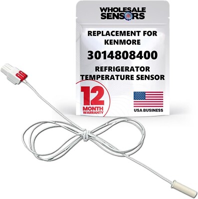 Replacement for Kenmore 3014808400 Refrigerator Temperature Sensor