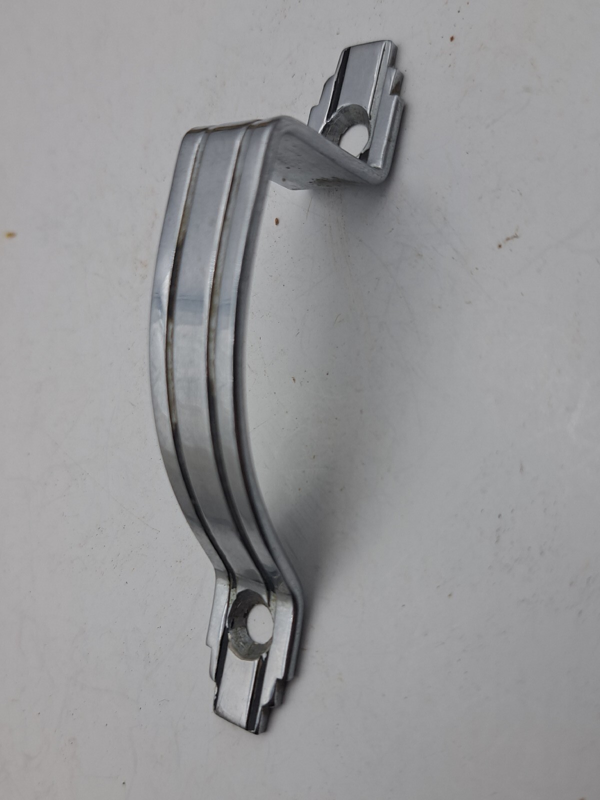 Vintage Chrome Door Handles Drawer Pulls Retro Mid Century