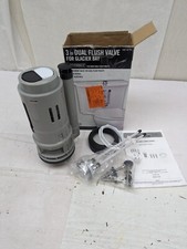 Everbilt 3 In Dual Flush Valve For Glacier Bay Fully Adjustable Gray AM19