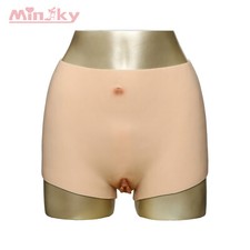 Silicone Panty Fake Vagina Pants Thicken Hip Shaping Pants For Crossdresser Cos
