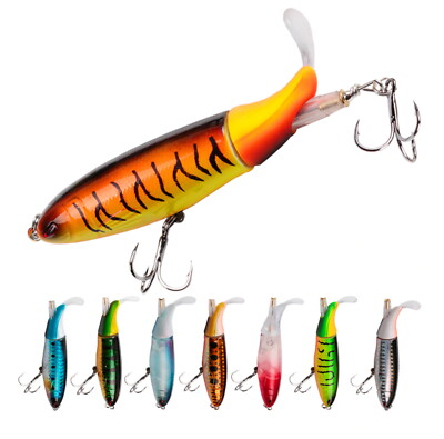 Oberflchen Kder Wobbler Plopper Kunstkder Hecht Zander Wels Pike  Jergbait | eBay