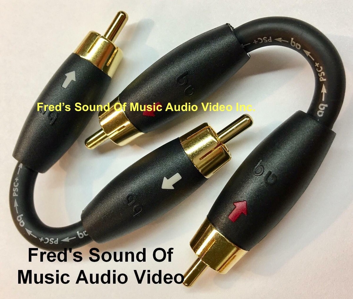 NEW Audioquest RCA Preamp Jumpers Stereo Cables Out Main Preamp