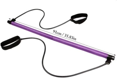 Portable Pilates Studio Purple Workout Resistance Travel home Pilates Exercise