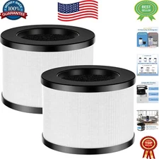 Efficient 360° Rotating 2 Pack H13 HEPA Filters for Tolife Air Purifiers