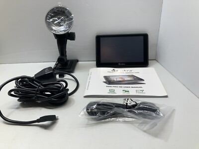 Cobra 6500 Pro HD Truck Navigation GPS Powers Up Works Lifetime Map Updates