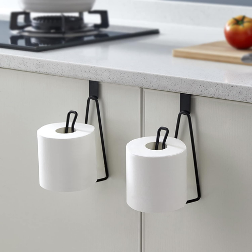 Over the Tank Toilet Paper Holder Stand, Metal Toilet Tissue Roll Holder Dispens - Picture 3 of 12