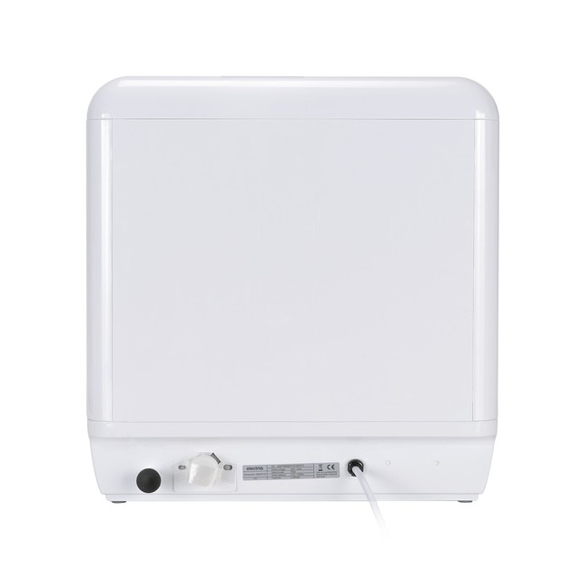 electriQ Freestanding Mini Table Top Dishwasher with Glass Front