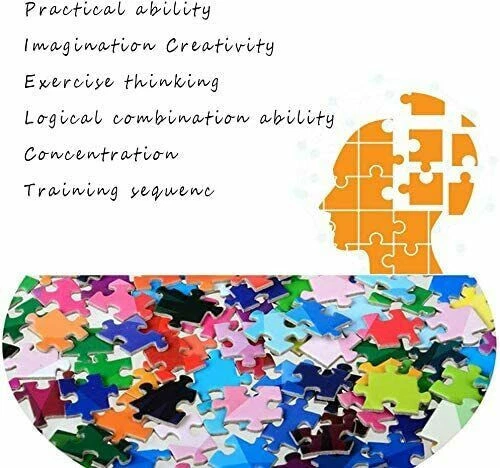 Jigsaw Puzzles 1000 Piece Mini Puzzles for Adult Kids Golden Deer - Image 4 of 4