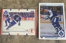 Ed Olczyk Hockey Cards. Toronto Maple Leafs