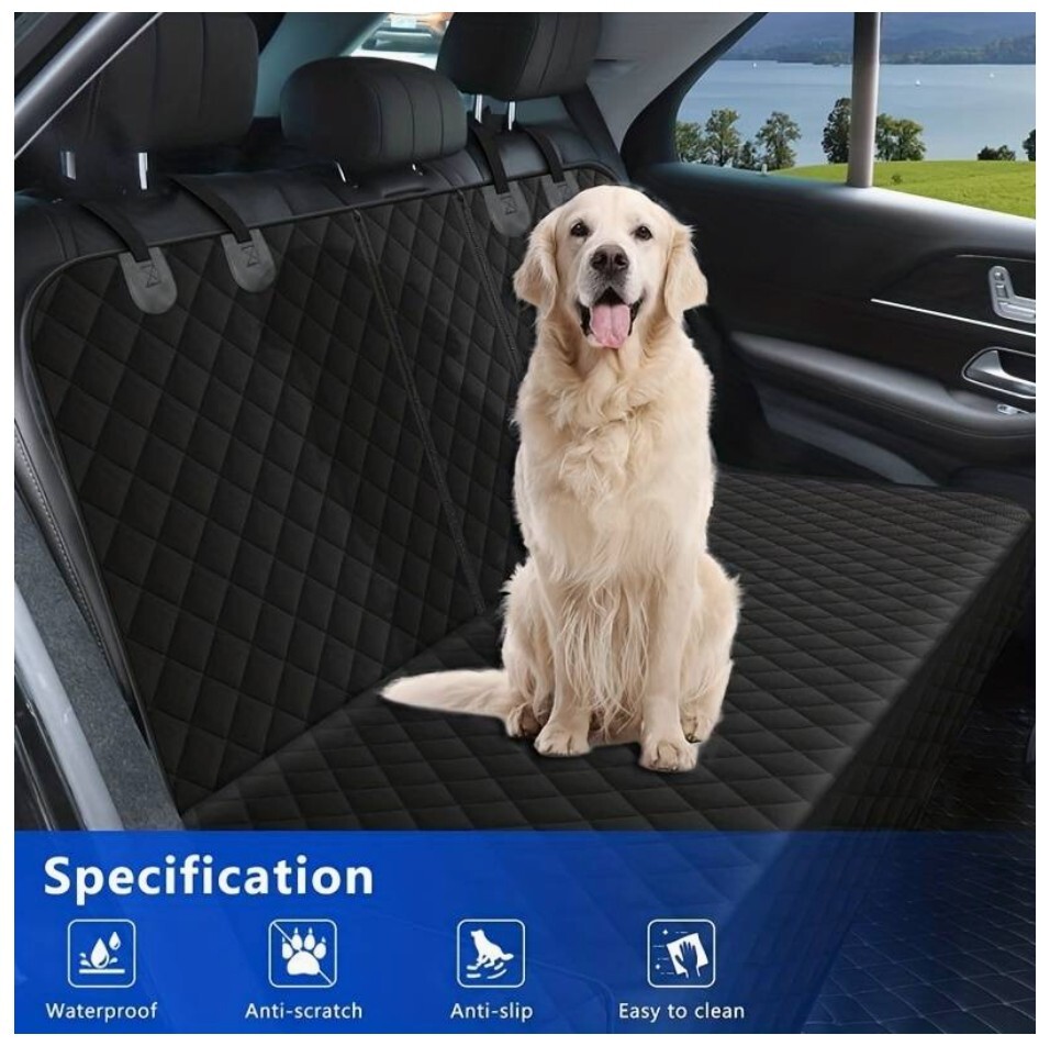 Telo Auto Per Cani Posteriore Morbido Antigraffio Outdoor Trend