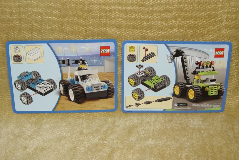 LEGO Creator Set 10655 Monster Trucks with 3 Card Instructions & Poster & Box, photo 4 of 5