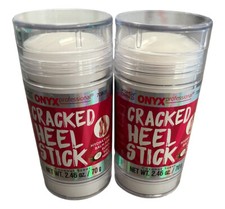 2 NEW ONYX CRACKED HEEL HYDRATING BALM STICK COCONUT SCENT 2.46 OZ feet