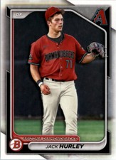 2024 Bowman Base Jack Hurley #BP-104 Arizona Diamondbacks Prospect Baseball Card