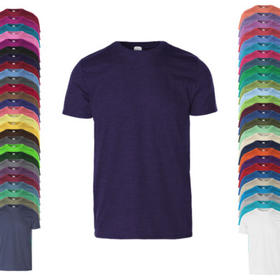 T-SHIRT MIT RUNDEM HALSAUSSCHNITT S M L XL XXL 3XL 4XL 5XL NEU Gildan G64000
