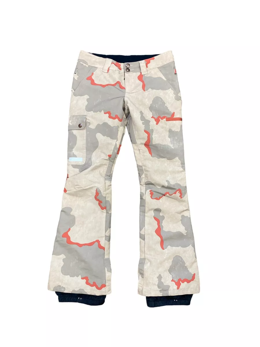 DC SHOES WOMENS CAMO RECRUIT SNOWBOARD PANTS SIZE MEDIUM