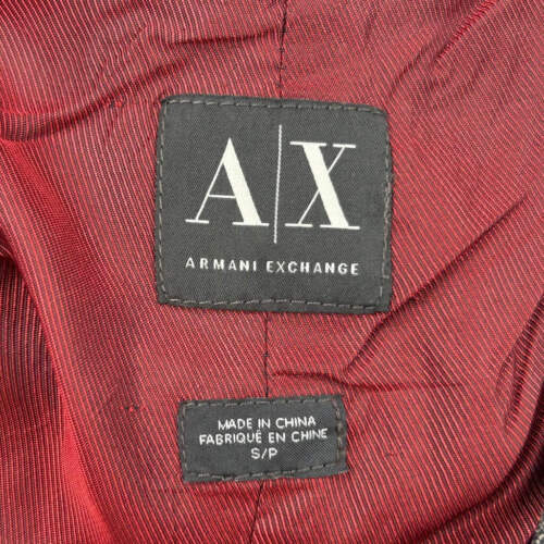 Armani Exchange Waistcoat - Small Grey Cotton Blend - Picture 3 of 10