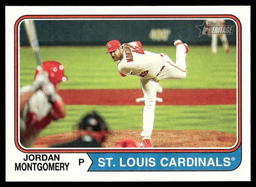 2023 Topps Heritage #249 Jordan Montgomery | Baseball Card