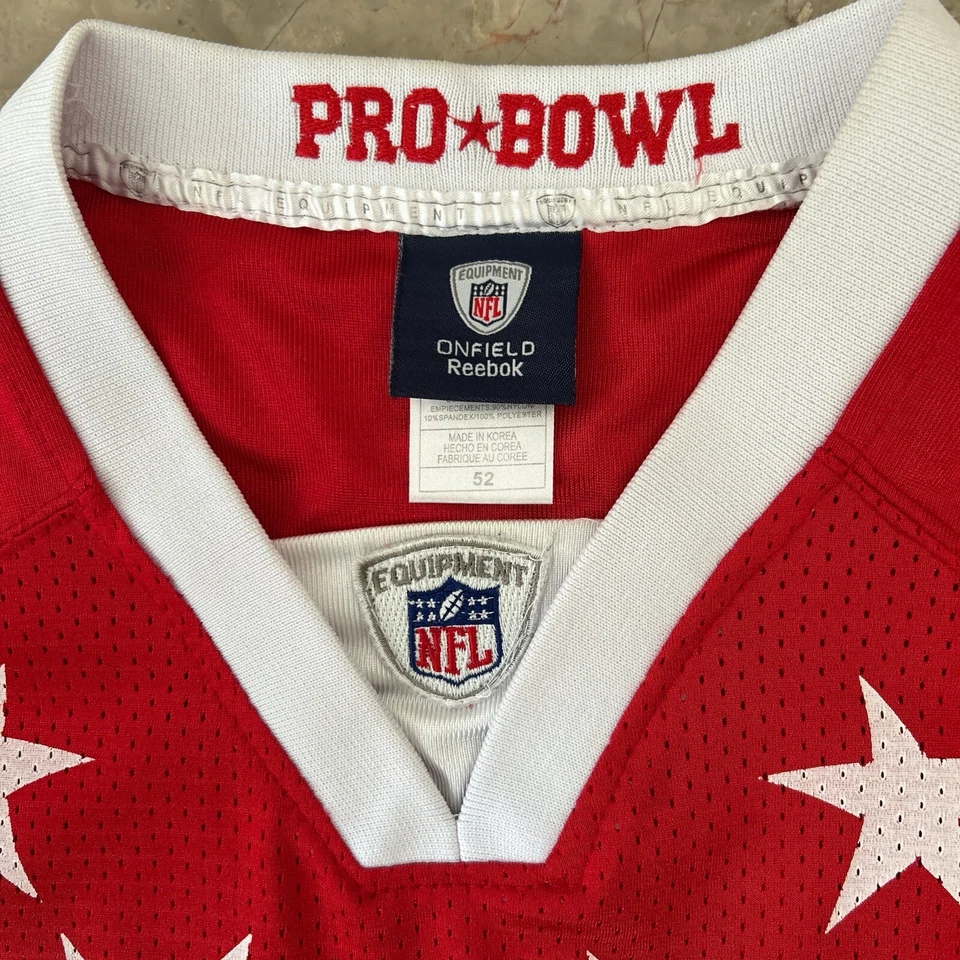 Vintage 2000s Reebok NFL Phillip Rivers #17 Pro Bowl Jersey Red 52 - Image 2 of 4