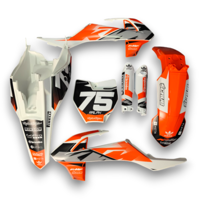 Plastics + Graphics KTM SX 65 2016-2023 Custom race number + name