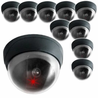 10 x Überwachungskamera GRUNDIG Cam Cameraattrappe Security Anlage Kuppel Camera
