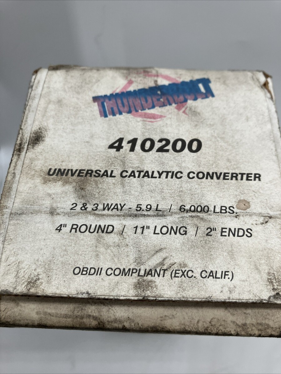 Colt Exhaust Universal 2” High Flow Stainless Steel Catalytic Converter – OBD II Certified, 5.9L Fitment 1 thumbnail image
