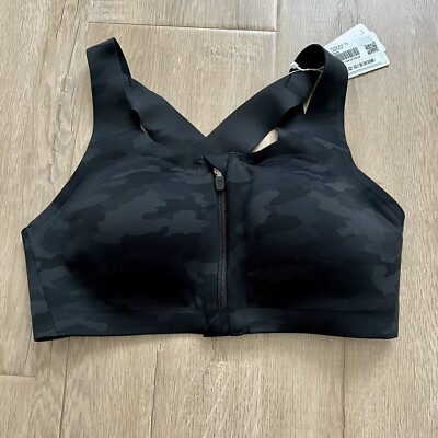 Lululemon Enlite Bra Zip Front High Support HGDP size 34C NWT