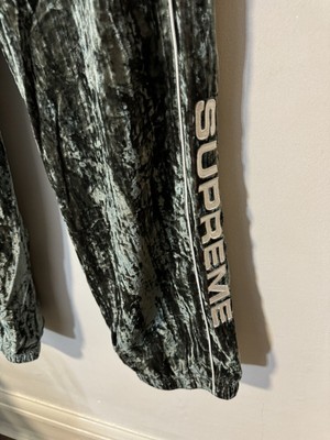 Supreme Crushed Velvet Track Pant Olive Green Small SS23 | eBay
