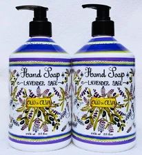 2 Home Body Company  LAVENDER SAGE Liquid Hand Wash Soap 21.5 fl oz Detura