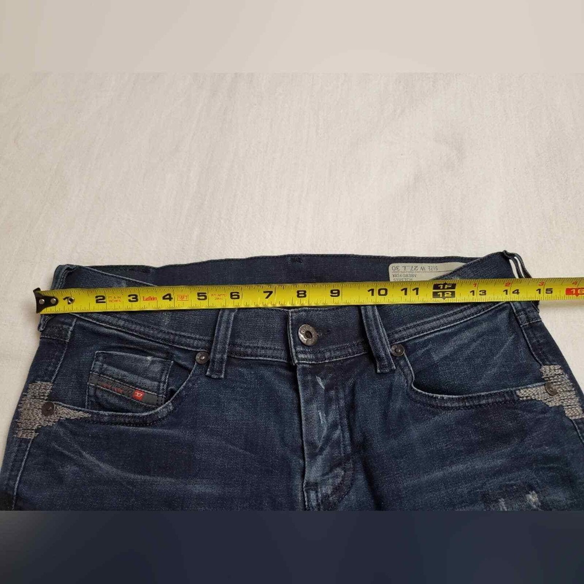 DIESEL Francy デニム Diesel Francy Relaxed Skinny Low Waist Jeans Size W 27 L 30