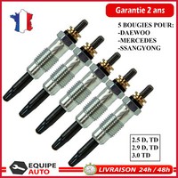 5 GlüHkerzen FüR Korando Musso Rexton 2.9 D 2.9 TD W124 190 250 D