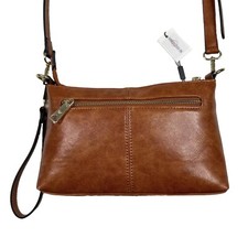 Westbronco Crossbody Bags Shoulder Bag Vegan Leather Bright Brown Small