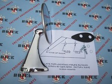 1954 1955 1956 Buick Special Century Skylark Right Side Outside Rear View Mirror