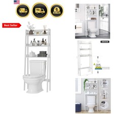 Over The Toilet Storage Shelf, 3-Tier Over Toilet Bathroom Organizer, Above T...