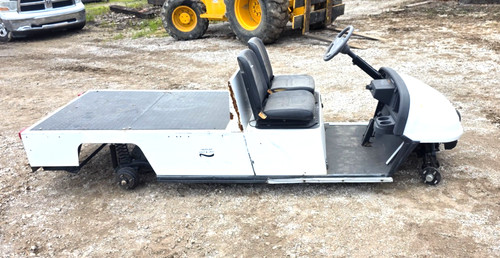 COLUMBIA PARCAR CORP. ELECTRIC VEHICLE, FLAT BED, MODEL: EU4-L-48, 8-VOLT DC