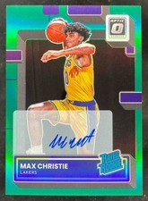 2022 Donruss Optic Rated Rookies Signatures Green #233 Max Christie RC Auto /5