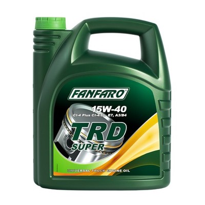 FANFARO TRD Super SHPD 15W-40 Motoröl, ACEA A3/B4, ACEA E7, 5 Liter
