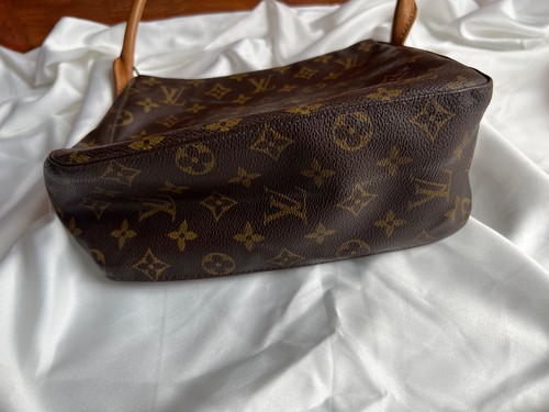 Borsa a tracolla Louis Vuitton con passanti MM tela marrone - Foto 4 di 24