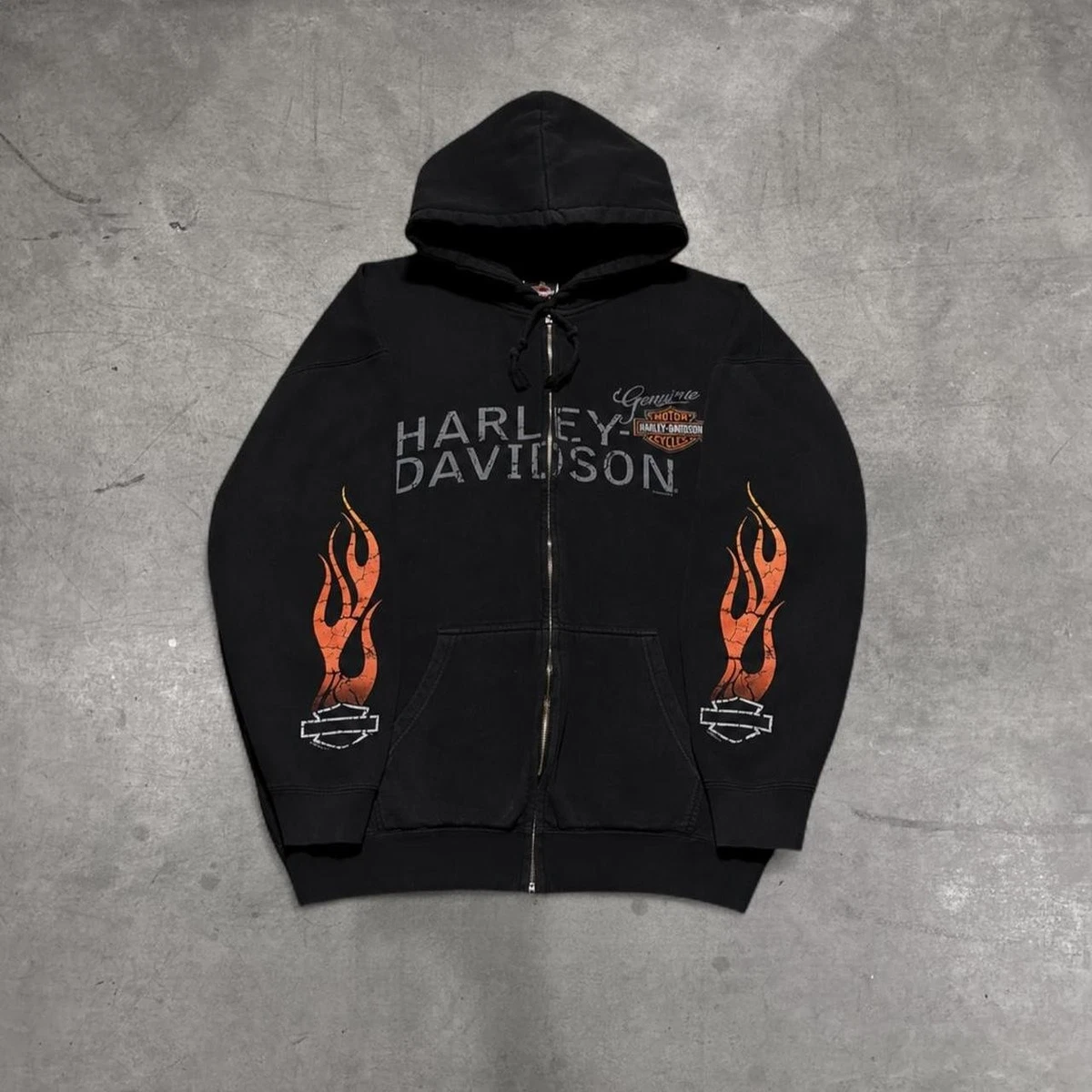 harley davidson zip up hoodie products for sale | eBay