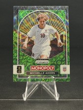 Michelle Akers 2026 Panini Prizm Monopoly FIFA WC #90 4 Corners Green Wave - USA