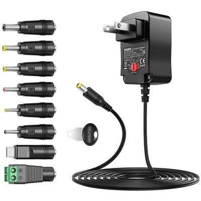 Multi Voltage Power Supply 12W Adapter for Household Devices