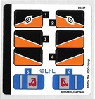 LEGO STICKER SHEET 75380 MOS ESPA PODRACE from set New & Genuine