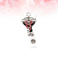 Badge Holder Retractable Clip Telescopic Buckle Reel Accessories