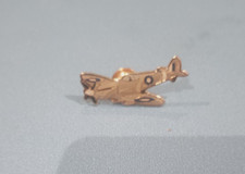 Vintage Supermarine Spitfire Airplane Pin Badge VGC