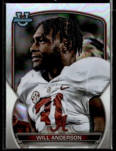 L54,044 - 2022 Bowman Chrome University Image Variations #52 Will Anderson SP