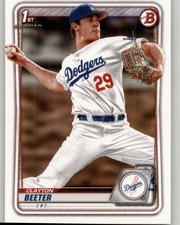 2020 Bowman Draft Clayton Beeter #BD-30 Los Angeles Dodgers