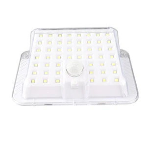 Lumières solaires blanches Lumières extérieures de jardin Capteur de corps Lampe de rue Wa DM