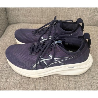 ASICS Gel-Nimbus 25 Womens Running Shoes Purple White 1012B753 Size 9